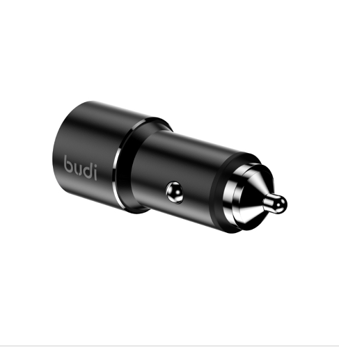 38W PD&QC 2 Ports Ring Led Indicator Aluminium Car Charger