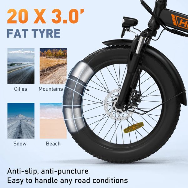 BK11 Folding Electric Bike HITWAY - Image 15