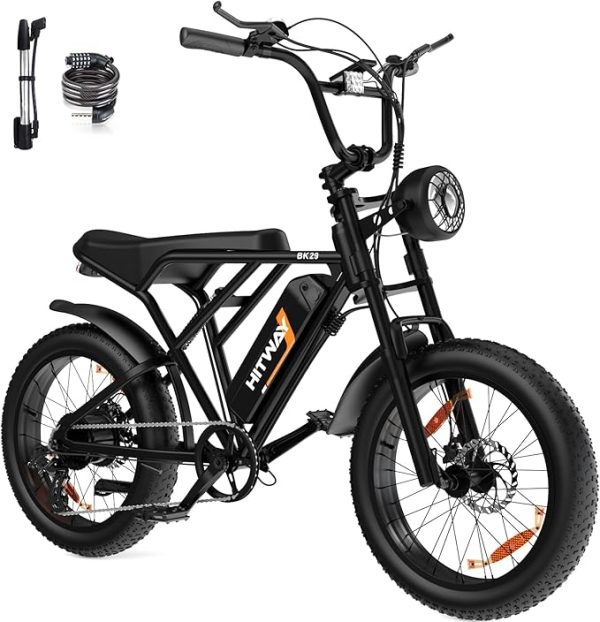 HITWAY BK29 Electric Bike 250W 15Ah 48V Black