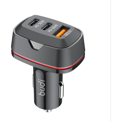 48W Car Charger with Dual USB-C (PD & QC3.0) - Image 2