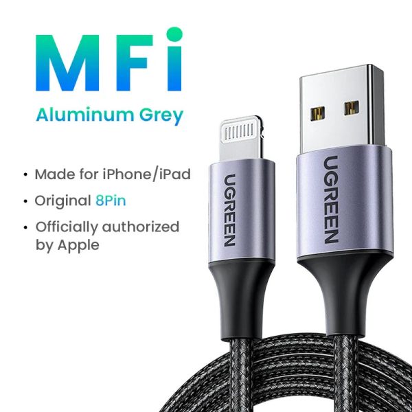 MFi USB to Lightning Cable for iPhone 14 13 12 Pro Max | Fast Charging Cable - Image 9