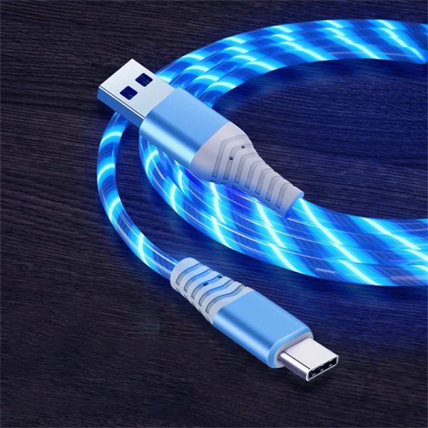 Luminous USB Type C Cable 3A Fast Charging Data Cord - Image 5