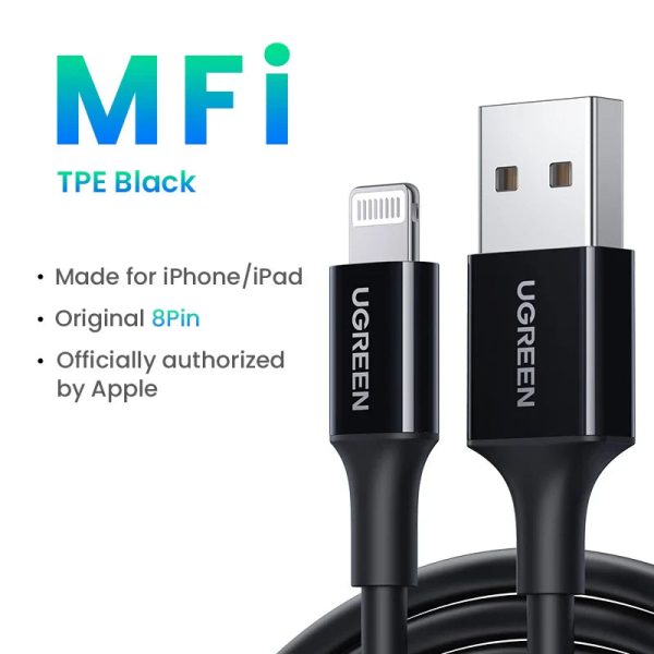 MFi USB to Lightning Cable for iPhone 14 13 12 Pro Max | Fast Charging Cable - Image 8