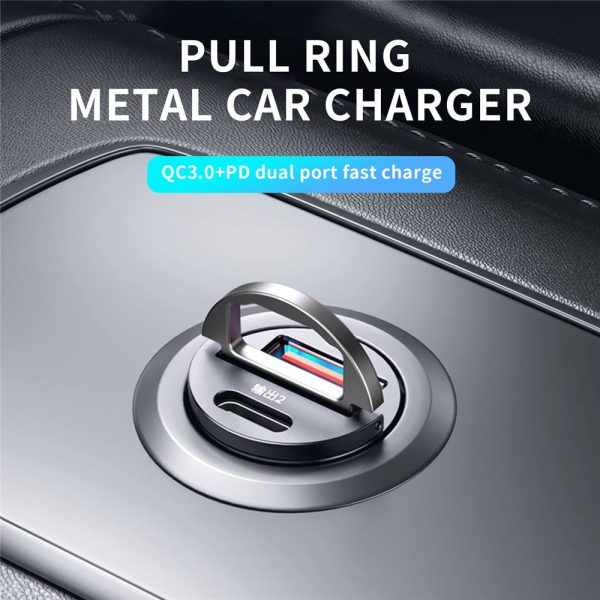 Car Charger (5A-200W) Fast Charing 2x(USB Port 12-24V) Cigarette Socket Car USB-C Charger - Image 7