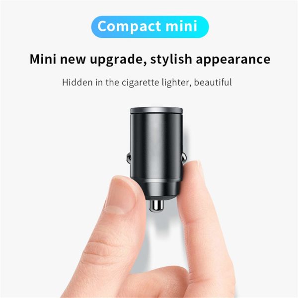 Car Charger (5A-200W) Fast Charing 2x(USB Port 12-24V) Cigarette Socket Car USB-C Charger - Image 6