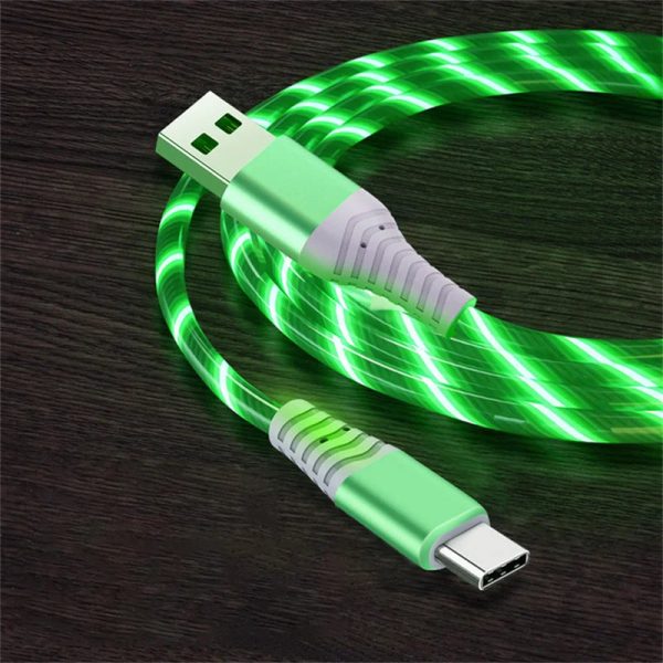 Luminous USB Type C Cable 3A Fast Charging Data Cord - Image 10