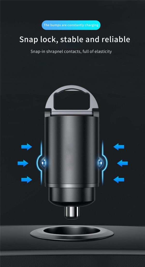 Car Charger (5A-200W) Fast Charing 2x(USB Port 12-24V) Cigarette Socket Car USB-C Charger - Image 16