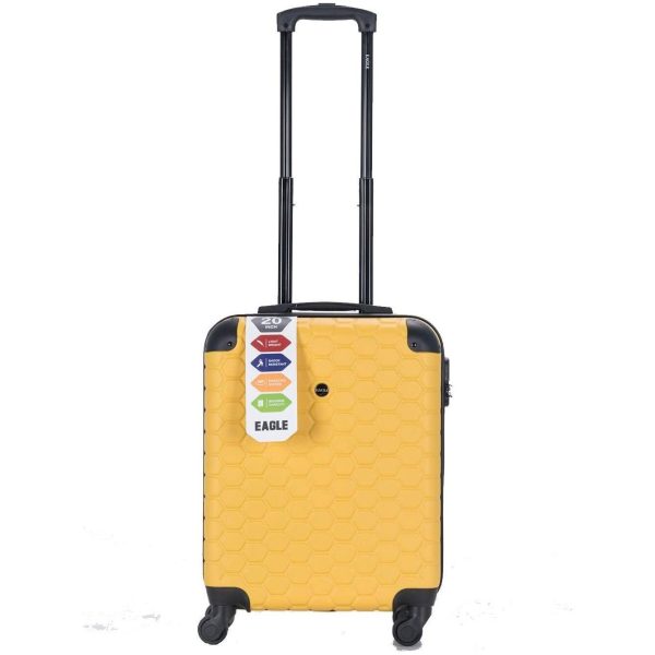 Eagle Lightweight ABS Hard Shell Luggage Suitcase - 4 Wheels - Carry-On Spinner - Image 6