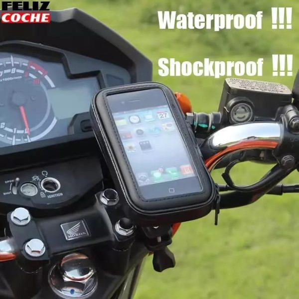 Motorbike Phone Holder ,Bike Phone Mount Case for Motorcycle Scooter Waterproof - Image 4