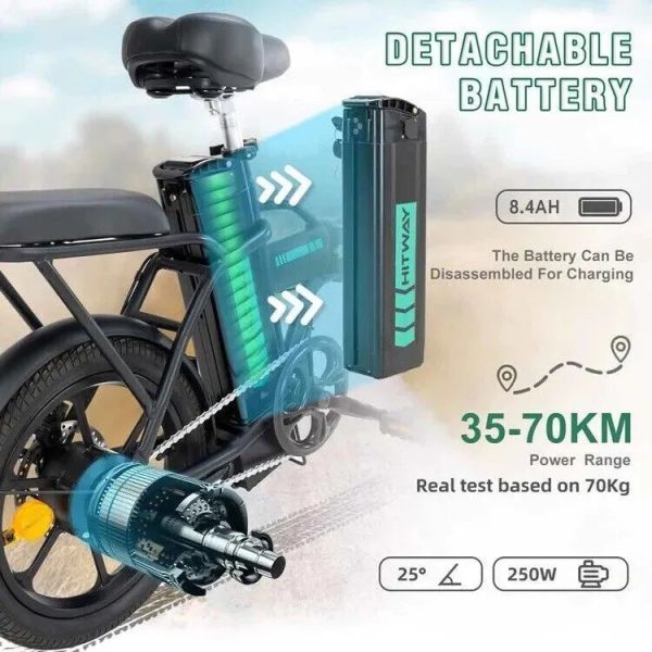 HITWAY BK5 250W ELECTRIC Bike - Image 4