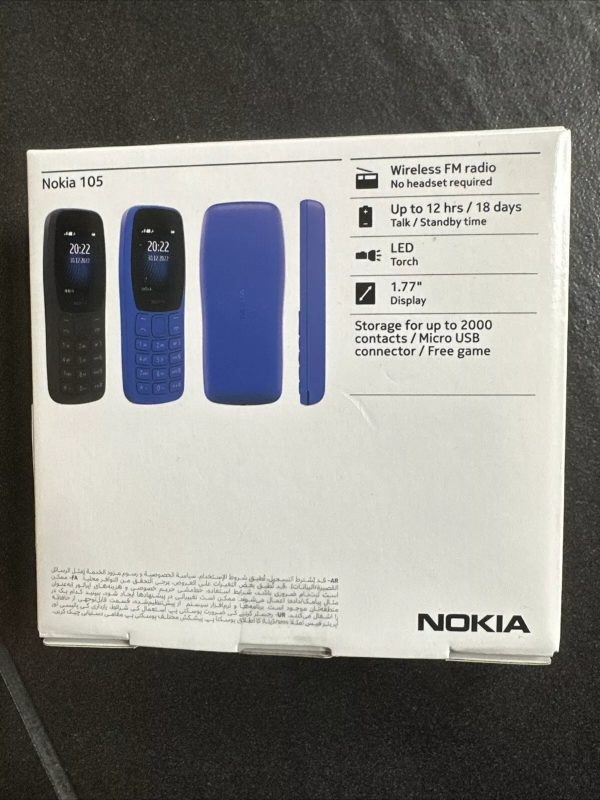 Genuine Nokia 105 TA-1416DS Dual Sim Basic Phone Charcoal Colour Basic Cellphone - Image 7