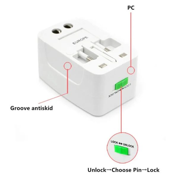 Universal Plug Adapter - Travel Extension - Image 2